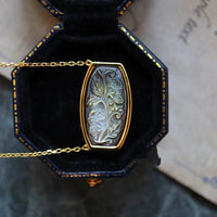 S925 Silver Tural Deep Sea Black shell Women's Pendant