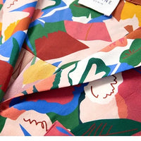 Simple Floral Silk Print Shirt