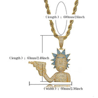 Rick Large Zircon Necklace