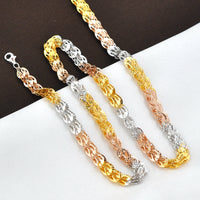 Silver Phoenix Tail Chain Necklace Female Color Gold Necklace