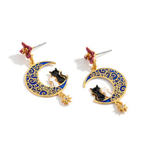 New Trendy Cute Cat Female Earrings