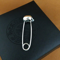 Thai Men's Punk Style Silver Brooch