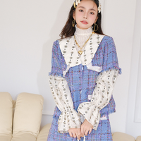 Women's Loose-fitting Floral-Color Coat