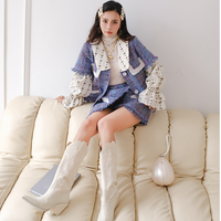 Women's Loose-fitting Floral-Color Coat