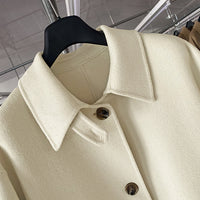 Reversible handmade wool coat