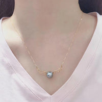 Golden angel wings necklace