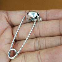 Thai Men's Punk Style Silver Brooch