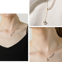 Gold Pearl Female Necklace