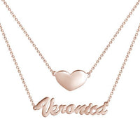 Sterling Silver Personalized Custom Jewelry Heart-shaped