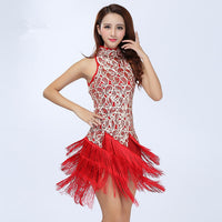 New Style Latin Dance Costume With Embroidery Sequins