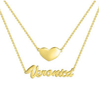 Sterling Silver Personalized Custom Jewelry Heart-shaped