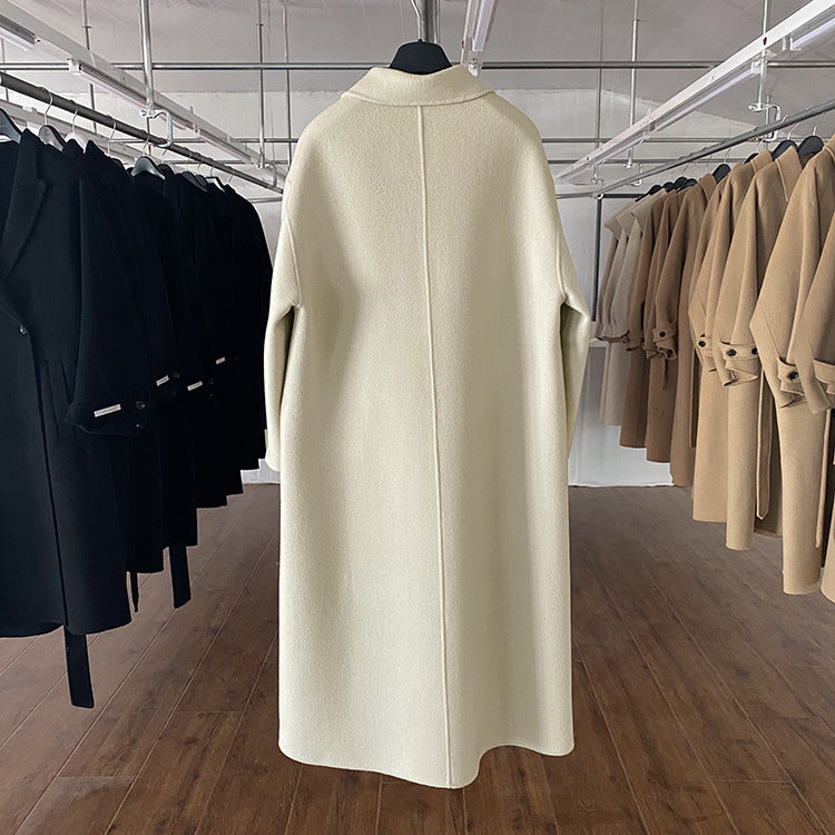 Reversible handmade wool coat