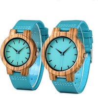 Bobo Bird Leather Strap Couple Watch