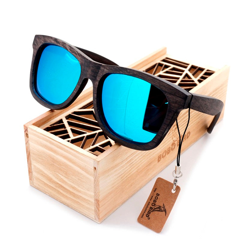 Wooden eco-friendly men's sunglasses