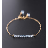 Sky Blue Topaz Bracelet Female Jewelry