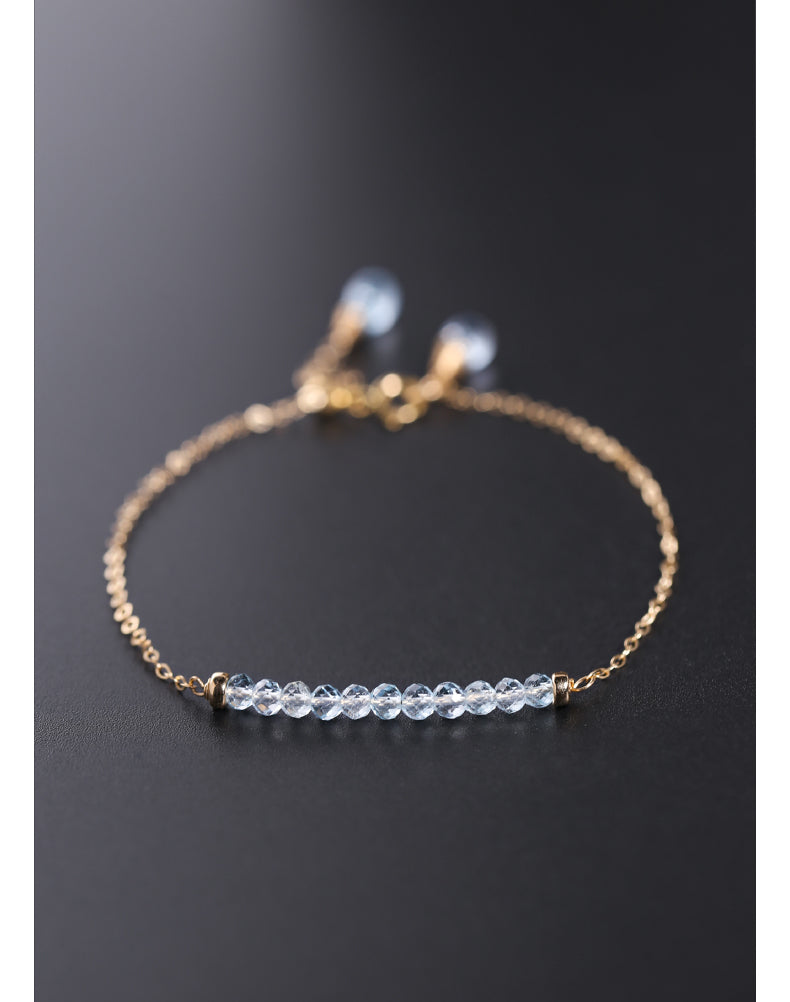 Sky Blue Topaz Bracelet Female Jewelry