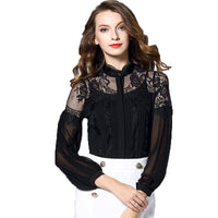 European And American Temperament Palace Style Shirt