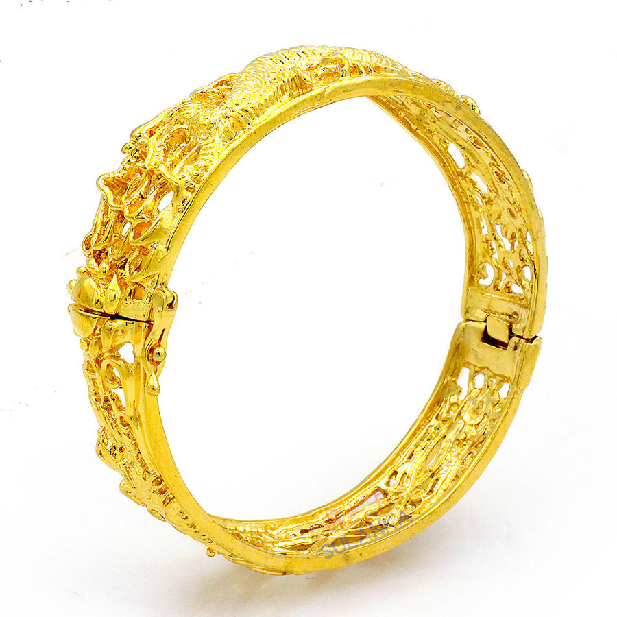 Gold-Plated Bridal Wedding Bracelets Jewelry