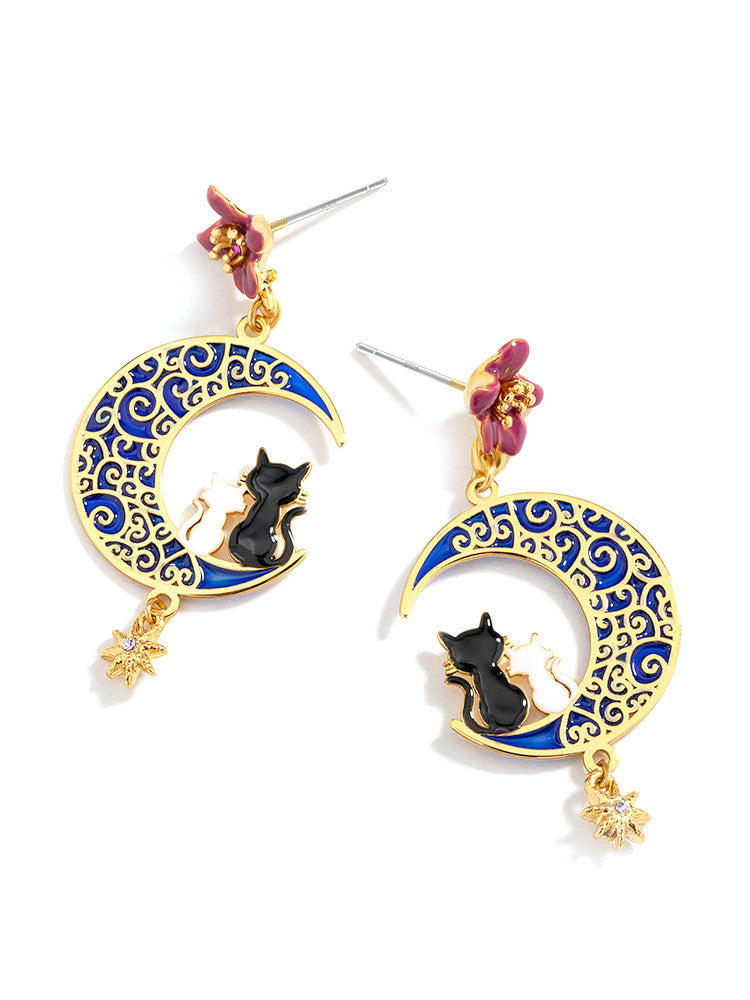 New Trendy Cute Cat Female Earrings