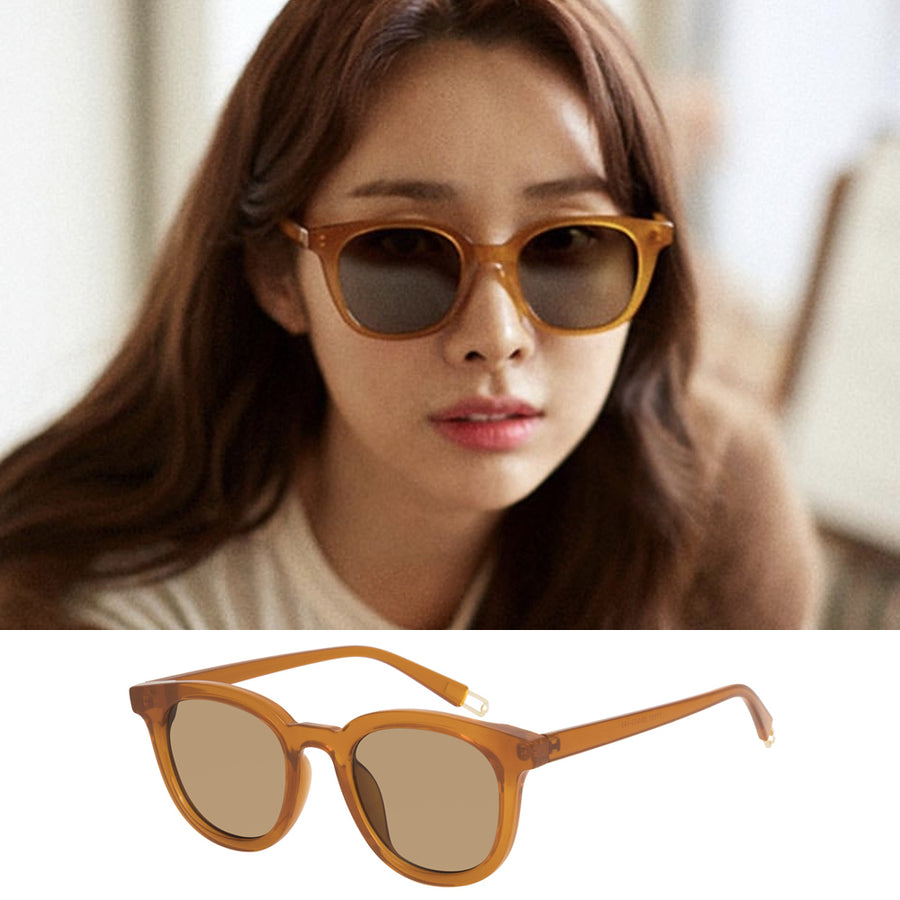 Korean Street Fashion Sunglasses Round Face