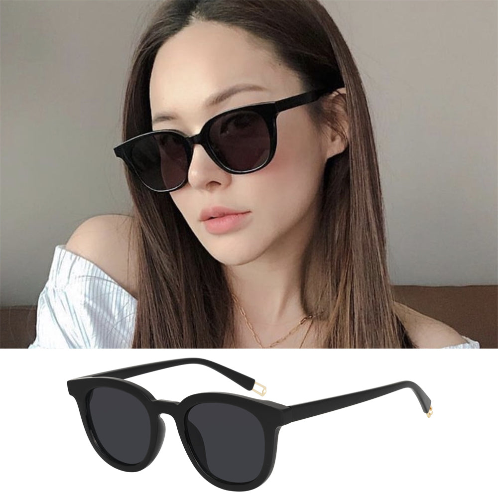 Korean Street Fashion Sunglasses Round Face