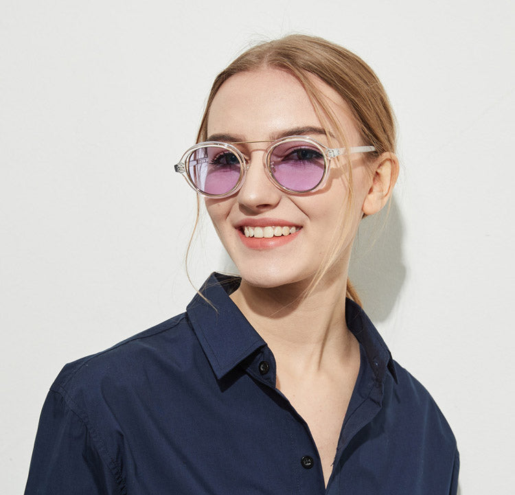 Classic vintage round sunglasses