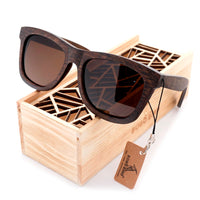 Wooden eco-friendly men's sunglasses