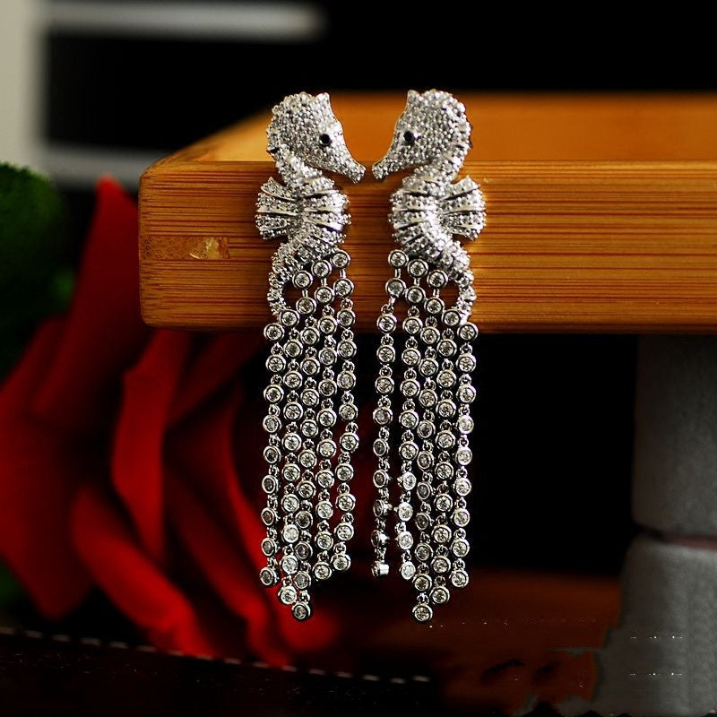 New Super Flash Crystal Earrings