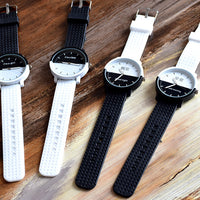 Large Dial Text Control Couple Watches