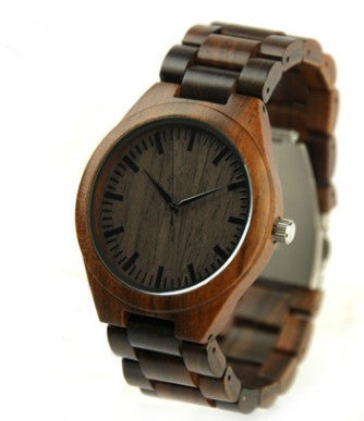 Men and Momen Ebony Quartz Watches