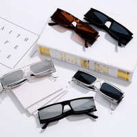 Fashion Retro Rectangular Female Sunglasses