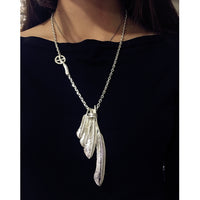 S925 Korean Unisex sterling silver pendant necklace