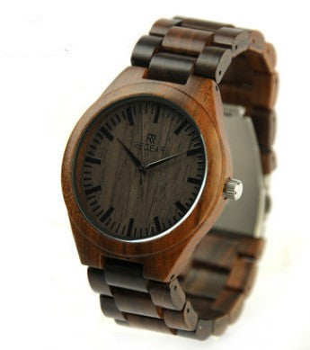 Men and Momen Ebony Quartz Watches