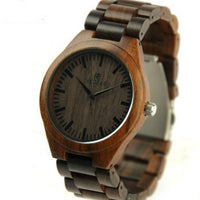 Men and Momen Ebony Quartz Watches