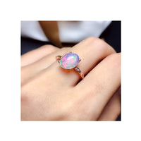 Natural Colorful Opal Ring