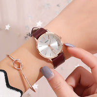 Couple belt waterproof watch