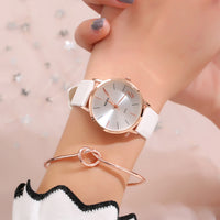 Couple belt waterproof watch