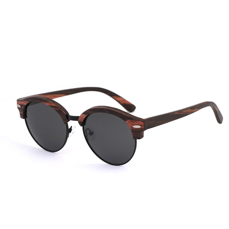 Bamboo Wood Polarized Sunglasses Men And Women Fashion