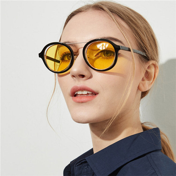 Classic vintage round sunglasses