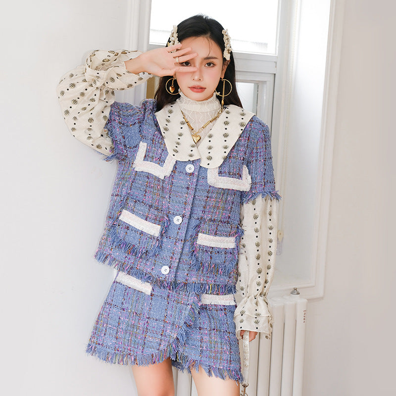 Women's Loose-fitting Floral-Color Coat