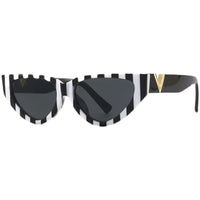 Black And White Pattern Sunshade Sunglasses